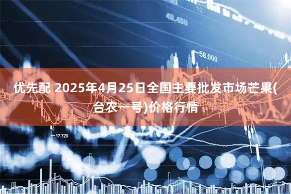 优先配 2025年4月25日全国主要批发市场芒果(台农一号)价格行情
