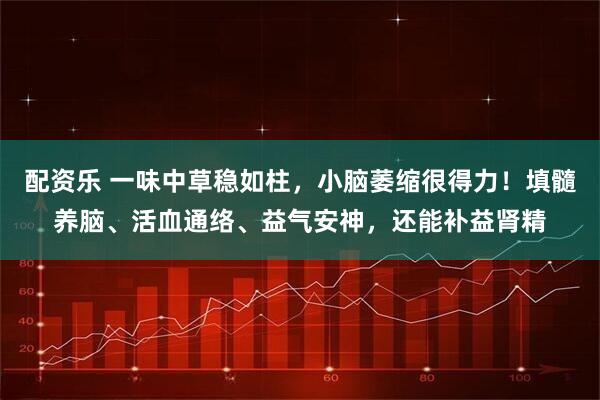 配资乐 一味中草稳如柱，小脑萎缩很得力！填髓养脑、活血通络、益气安神，还能补益肾精